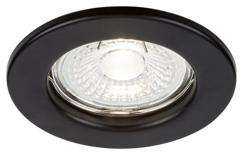 Oprawa wpuszczana oczko okrągła czarna Spot relight 1xMR16x25W IP20 Rabalux 916380