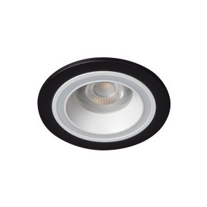 Oprawa wpuszczana oczko okrągła czarno-biała FELINE 1xGU10x10W IP20 Kanlux 915696