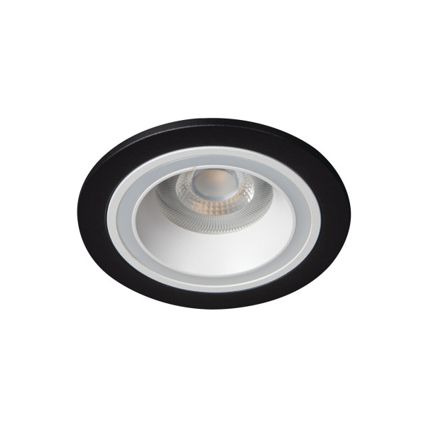 Oprawa wpuszczana oczko okrągła czarno-biała FELINE 1xGU10x10W IP20 Kanlux 915696