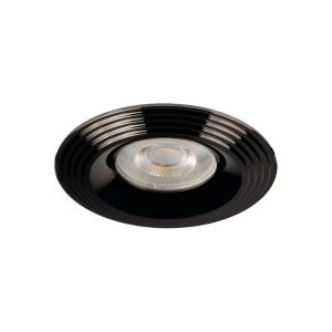 Oprawa wpuszczana oczko okrągła czarny chrom LIGLO 1xGU10x10W IP20 Kanlux 1049401