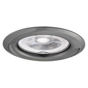 Oprawa wpuszczana oczko okrągła grafitowa ARGUS II 1xGU10x10W IP20 Kanlux 915686