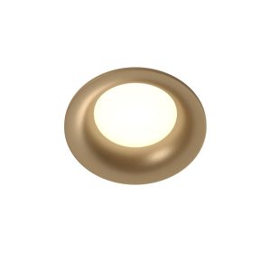 Oprawa wpuszczana oczko okrągła matowy złoty Slim 1xGU10x50W IP65 Maytoni 916841