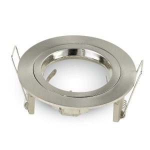 Oprawa wpuszczana oczko okrągła satyna 7,5cm 1xGU10x35W IP20 V-TAC 917798 Oprawa wpuszczana oczko okrągła satyna 7,5cm 1xGU10x35W IP20 V-TAC 917798