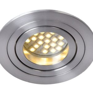 Oprawa wpuszczana oczko okrągła srebrna 9,5cm TUBE 1xGU10x50W IP20 Lucide 916395 Oprawa wpuszczana oczko okrągła srebrna 9,5cm TUBE 1xGU10x50W IP20 Lucide 916395