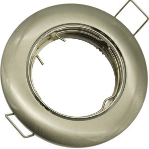Oprawa wpuszczana oczko okrągła srebrne satyna 1xGU10x50W IP20 IdeaLED 916859 Oprawa wpuszczana oczko okrągła srebrne satyna 1xGU10x50W IP20 IdeaLED 916859