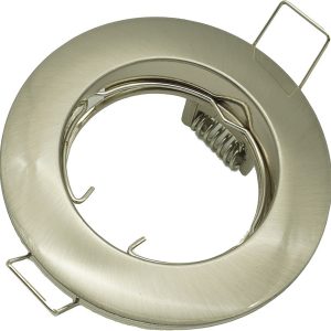 Oprawa wpuszczana oczko okrągła srebrne satyna 8cm 1xGU10x50W IP20 IdeaLED 917844 Oprawa wpuszczana oczko okrągła srebrne satyna 8cm 1xGU10x50W IP20 IdeaLED 917844