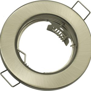 Oprawa wpuszczana oczko okrągła srebrny satyna 8cm 1xGU10x50W IP20 IdeaLED 917944 Oprawa wpuszczana oczko okrągła srebrny satyna 8cm 1xGU10x50W IP20 IdeaLED 917944