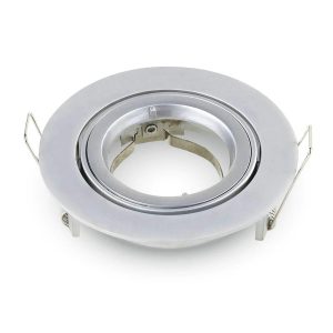 Oprawa wpuszczana oczko okrągła szare aluminium 1xGU10x35W IP20 V-TAC 917995 Oprawa wpuszczana oczko okrągła szare aluminium 1xGU10x35W IP20 V-TAC 917995