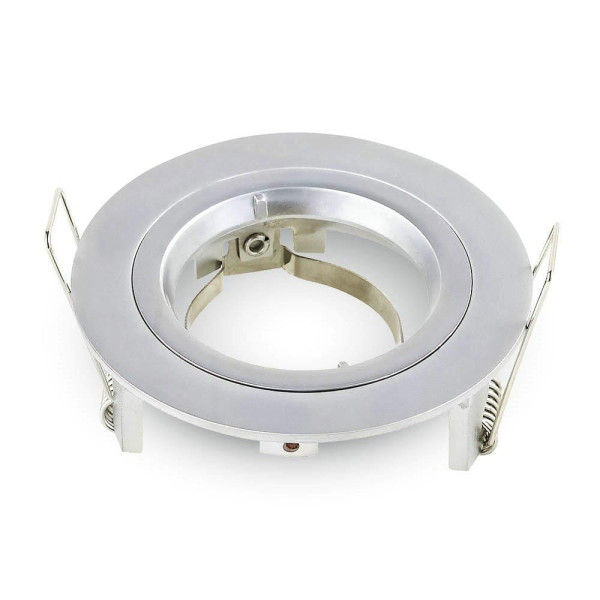 Oprawa wpuszczana oczko okrągła szare aluminium 1xGU10x35W IP20 V-TAC 917759