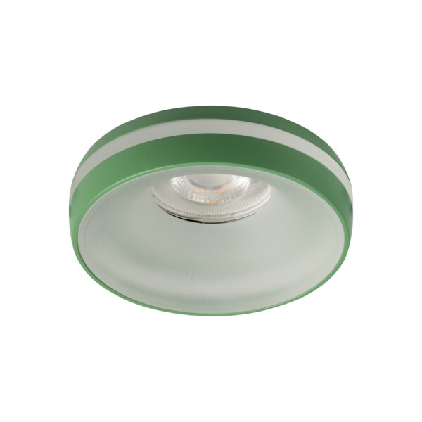 Oprawa wpuszczana oczko okrągła zielona 9,6cm ELICEO 1xGU10x10W IP20 Kanlux 1049507