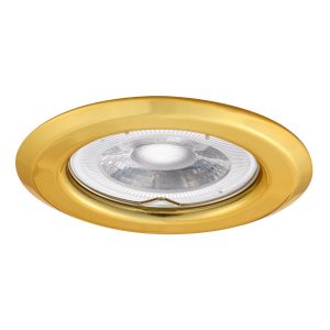 Oprawa wpuszczana oczko okrągła złota 8,2cm ARGUS II 1xGU10x10W IP20 Kanlux 915706 Oprawa wpuszczana oczko okrągła złota 8,2cm ARGUS II 1xGU10x10W IP20 Kanlux 915706