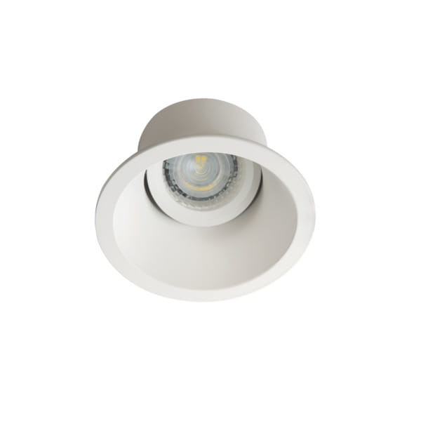 Oprawa wpuszczana okrągła biała 10cm APRILA 1xGU10x35W IP20 Kanlux 1050984