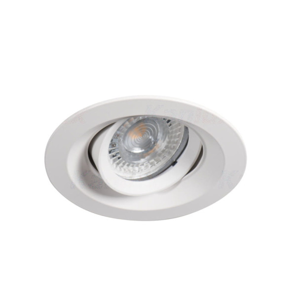 Oprawa wpuszczana okrągła biała 10cm COLIE 1xGU10x35W IP20 Kanlux 916706