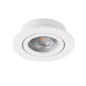 Oprawa wpuszczana okrągła biała 8,2cm Dalla 1xGU10x10W IP20 Kanlux 917819 Oprawa wpuszczana okrągła biała 8,2cm Dalla 1xGU10x10W IP20 Kanlux 917819