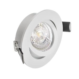 Oprawa wpuszczana okrągła biała 8,3cm 1xGU10x40W IP20 Eko-Light 1050974 Oprawa wpuszczana okrągła biała 8,3cm 1xGU10x40W IP20 Eko-Light 1050974