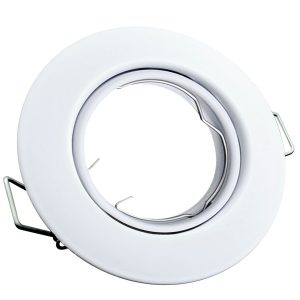 Oprawa wpuszczana okrągła biała 9,5cm OPIN 1xMR16x8W IP20 Polux 916842