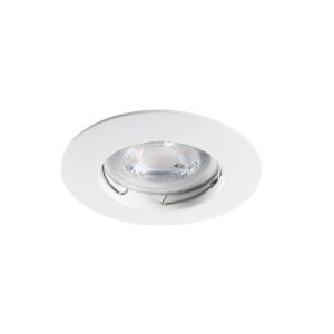 Oprawa wpuszczana okrągła biała 9cm LUTO 1xGX5.3x50W IP20 Kanlux 917792