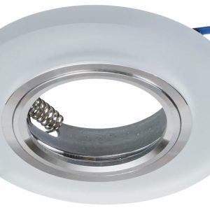 Oprawa wpuszczana okrągła biała 9cm OKRĄGŁA 1xGU10x40W IP20 Eko-Light 1050995