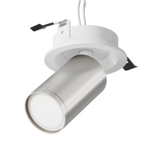 Oprawa wpuszczana okrągła biało-srebrna FOCUS S 1xGU10x10W IP20 Maytoni 916413 Oprawa wpuszczana okrągła biało-srebrna FOCUS S 1xGU10x10W IP20 Maytoni 916413
