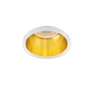 Oprawa wpuszczana okrągła biało-złota 7cm SPAG 1xGU10x35W IP20 Kanlux 916710 Oprawa wpuszczana okrągła biało-złota 7cm SPAG 1xGU10x35W IP20 Kanlux 916710
