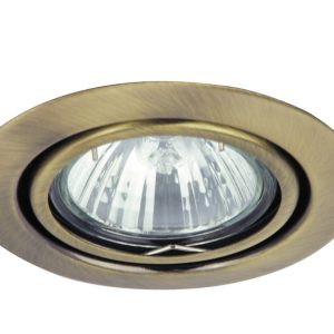 Oprawa wpuszczana okrągła brąz satyna Spot relight 1xMR16x50W IP20 Rabalux 916104
