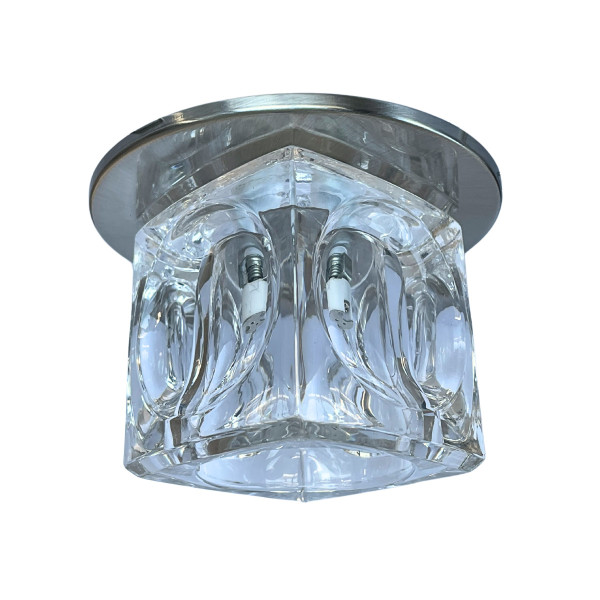 Oprawa wpuszczana okrągła chrom 11cm 1xG4x20W IP20 Candellux 1050676