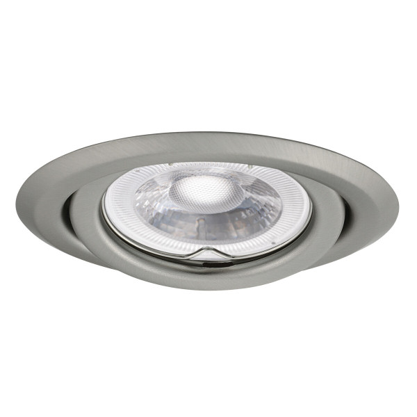 Oprawa wpuszczana okrągła chrom matowy ARGUS II 1xGU10x10W IP20 Kanlux 915684
