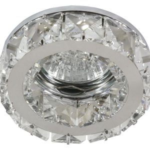 Oprawa wpuszczana okrągła chromowana 8,5cm 1xMR16x50W IP20 Candellux 915507