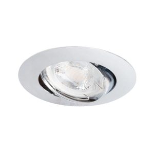 Oprawa wpuszczana okrągła chromowana 9cm LUTO 1xGX5.3x50W IP20 Kanlux 1050616
