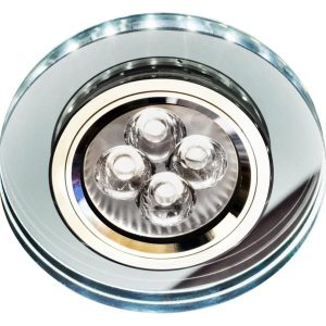 Oprawa wpuszczana okrągła chromowana 9cm SS 2xGU10x50W IP20 Candellux 915517 Oprawa wpuszczana okrągła chromowana 9cm SS 2xGU10x50W IP20 Candellux 915517