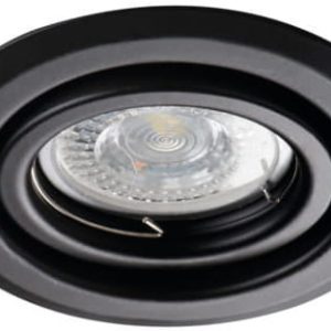 Oprawa wpuszczana okrągła czarna 10cm ALOR 1xGU10x35W IP20 Kanlux 1049392 Oprawa wpuszczana okrągła czarna 10cm ALOR 1xGU10x35W IP20 Kanlux 1049392
