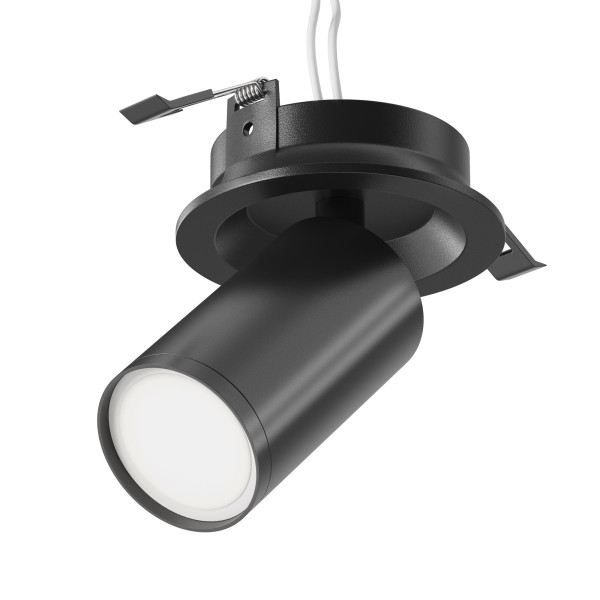 Oprawa wpuszczana okrągła czarna 5,2cm FOCUS S 1xGU10x10W IP20 Maytoni 916011