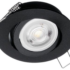 Oprawa wpuszczana okrągła czarna 8,3cm 1xGU10x40W IP20 Eko-Light 1051016 Oprawa wpuszczana okrągła czarna 8,3cm 1xGU10x40W IP20 Eko-Light 1051016