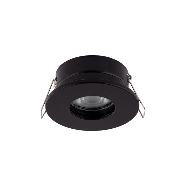 Oprawa wpuszczana okrągła czarna 8,3cm GOLF 1xGU10x15W IP54 Nowodvorski 917859