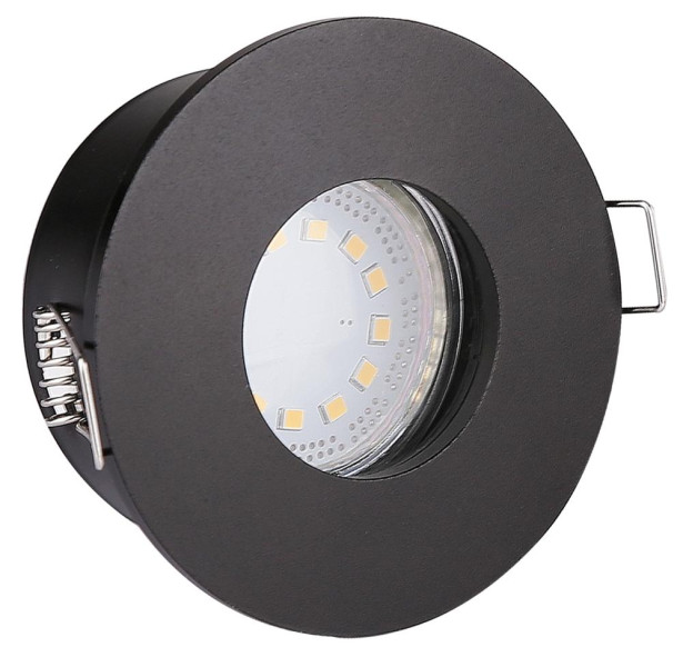 Oprawa wpuszczana okrągła czarna 8,3cm SH 1xMR16x50W IP65 Candellux 915475