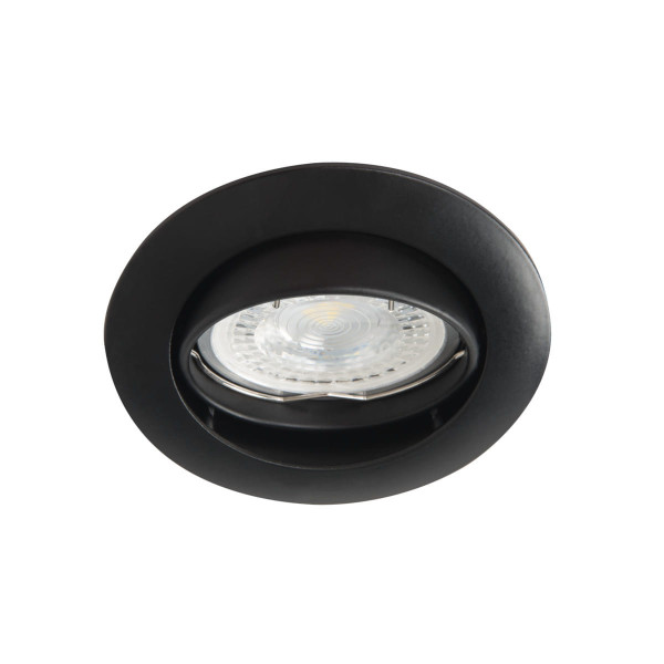 Oprawa wpuszczana okrągła czarna 8cm VIDI 1xGX5.3x50W IP20 Kanlux 916265