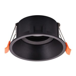 Oprawa wpuszczana okrągła czarna 9,2cm MLOS 1xGU10x15W IP20 Milagro 917861 Oprawa wpuszczana okrągła czarna 9,2cm MLOS 1xGU10x15W IP20 Milagro 917861