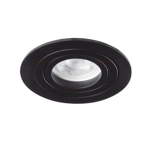 Oprawa wpuszczana okrągła czarna 9,2cm SEIDY 1xGX5.3x50W IP20 Kanlux 916199 Oprawa wpuszczana okrągła czarna 9,2cm SEIDY 1xGX5.3x50W IP20 Kanlux 916199