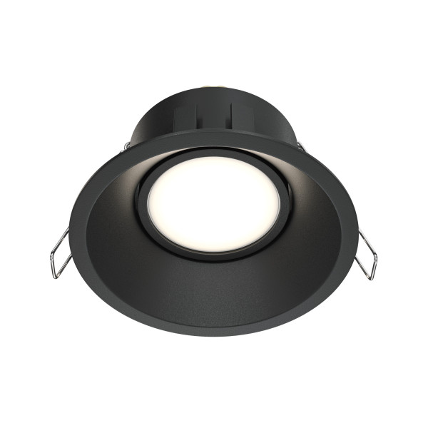 Oprawa wpuszczana okrągła czarna 9,3cm DOT 1xGU10x50W IP20 Maytoni 916160