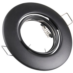 Oprawa wpuszczana okrągła czarna 9,5cm OPIN 1xMR16x8W IP20 Polux 916755 Oprawa wpuszczana okrągła czarna 9,5cm OPIN 1xMR16x8W IP20 Polux 916755
