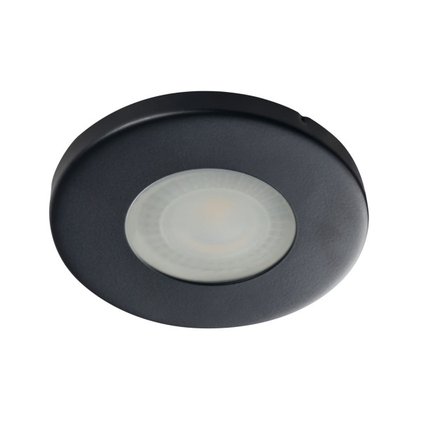 Oprawa wpuszczana okrągła czarna 9cm MARIN 1xGX5.3x35W IP44 Kanlux 917935