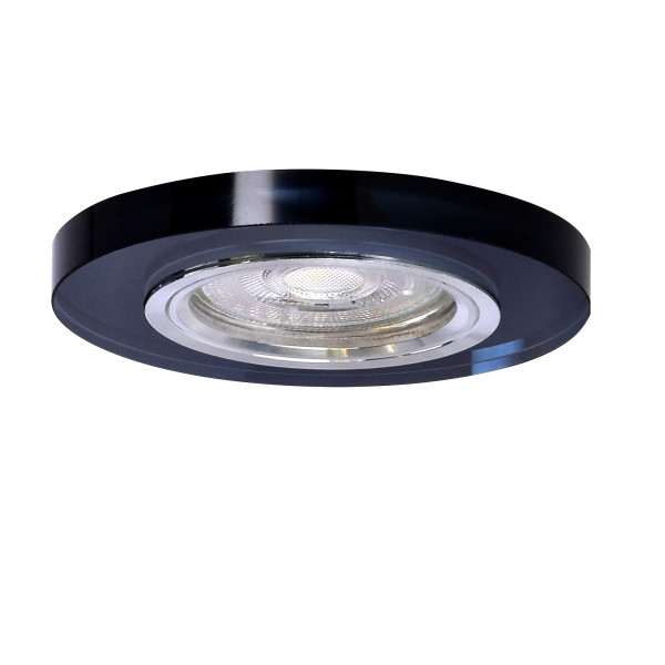 Oprawa wpuszczana okrągła czarna 9cm SS 1xMR16x50W IP20 Candellux 915466
