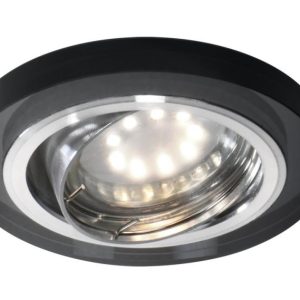 Oprawa wpuszczana okrągła czarna 9cm SSU 1xMR16x50W IP20 Candellux 915500 Oprawa wpuszczana okrągła czarna 9cm SSU 1xMR16x50W IP20 Candellux 915500