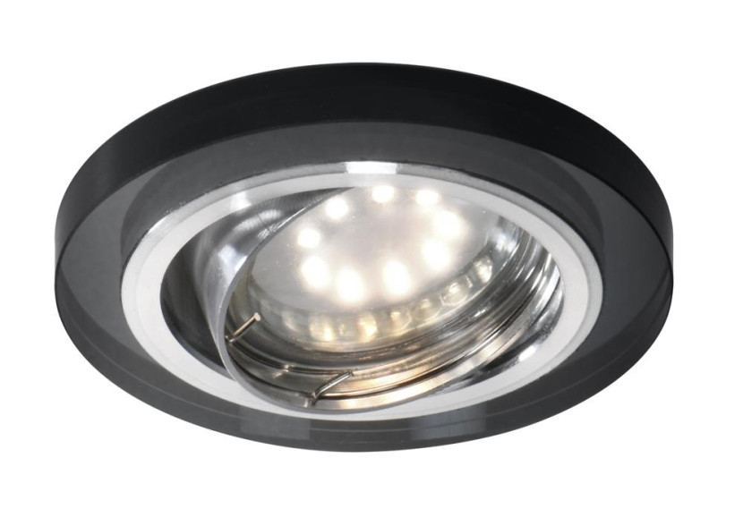 Oprawa wpuszczana okrągła czarna 9cm SSU 1xMR16x50W IP20 Candellux 915500