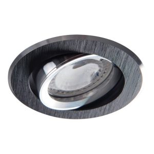 Oprawa wpuszczana okrągła czarna-chromowana GWEN 1xGX5.3x50W IP20 Kanlux 1050583 Oprawa wpuszczana okrągła czarna-chromowana GWEN 1xGX5.3x50W IP20 Kanlux 1050583