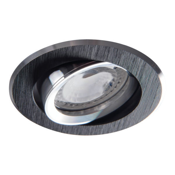 Oprawa wpuszczana okrągła czarna-chromowana GWEN 1xGX5.3x50W IP20 Kanlux 1050583