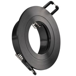 Oprawa wpuszczana okrągła czarna satyna 8cm FEBE 1xGU10x8W IP20 Polux 917954 Oprawa wpuszczana okrągła czarna satyna 8cm FEBE 1xGU10x8W IP20 Polux 917954