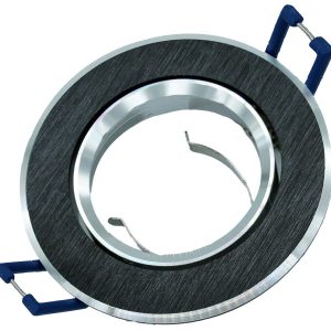 Oprawa wpuszczana okrągła czarna szczotkowana 1xGU10x50W IP20 IdeaLED 917785 Oprawa wpuszczana okrągła czarna szczotkowana 1xGU10x50W IP20 IdeaLED 917785