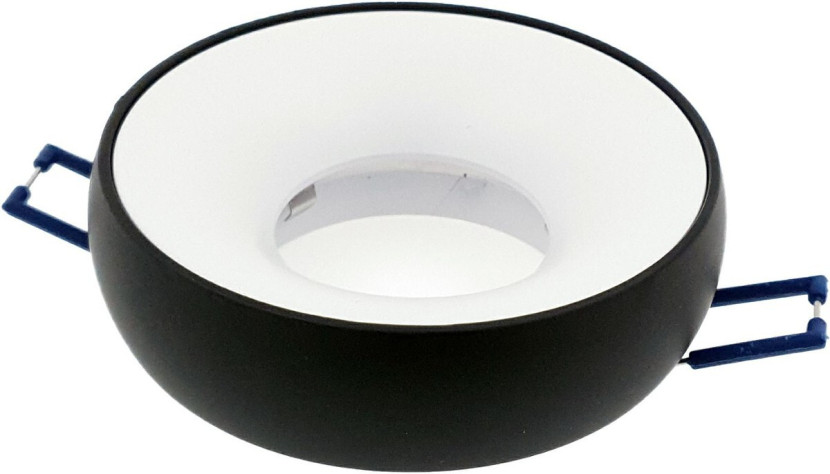 Oprawa wpuszczana okrągła czarno-biała Coloseum 1xGU10x50W IP20 IdeaLED 917753