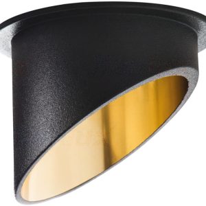 Oprawa wpuszczana okrągła czarno-złota 7cm SPAG 1xGU10x35W IP20 Kanlux 1050672 Oprawa wpuszczana okrągła czarno-złota 7cm SPAG 1xGU10x35W IP20 Kanlux 1050672